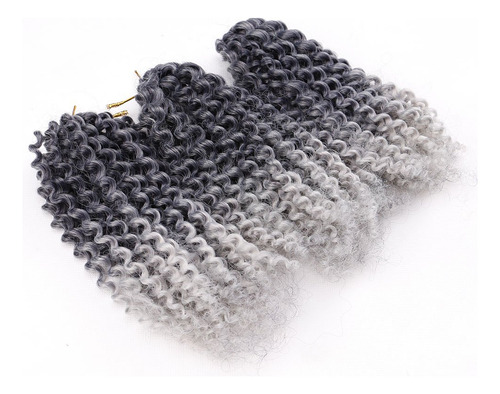 3 Pcs/pack Crochet Hair Curly Extensions 8 Inch Synthetic Bo
