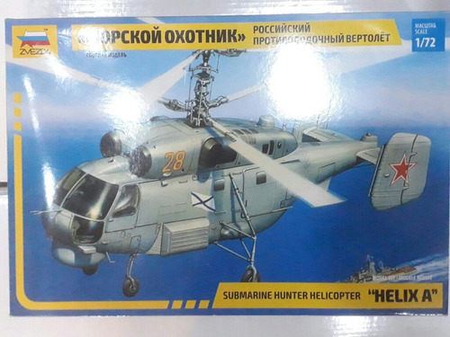 Helicóptero Ruso Helix A Maqueta P Armar Zvezda 1/72