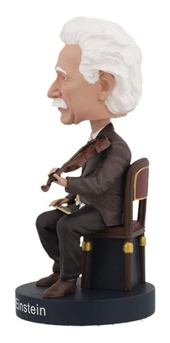 Albert Einstein Violino Bobblehead - Royal Bobbles