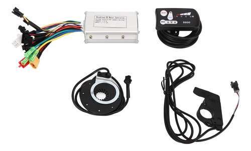 Kit De Controlador De Motor De Bicicleta Eléctrica, Motor Si