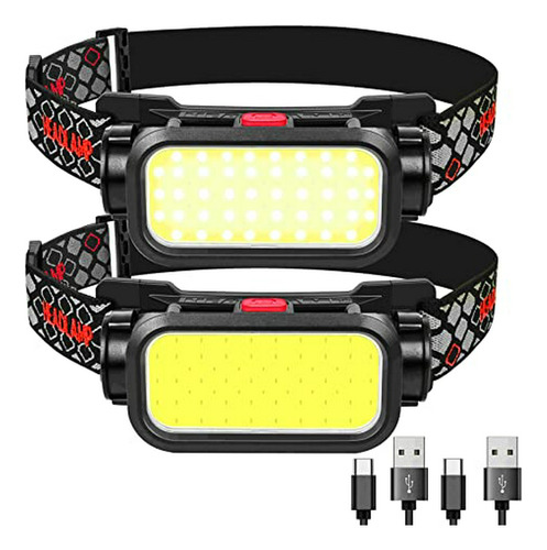 Headlamp Rechargeable, 8000 Lumens Wide Beam