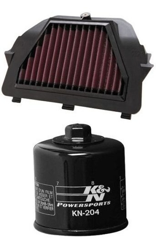 Filtro De Aire Yamaha R6 08 20 + Filtro Aceite K&n Ya-6008