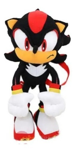 Shadow Sonic 50cm Mochila De Peluche Original Hedgehog Erizo