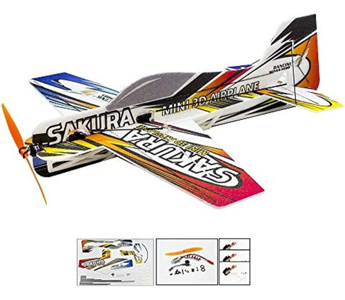 Mejora El Avión 3d Rc Pp Sakura Aerobatic Flying Plane, 420 