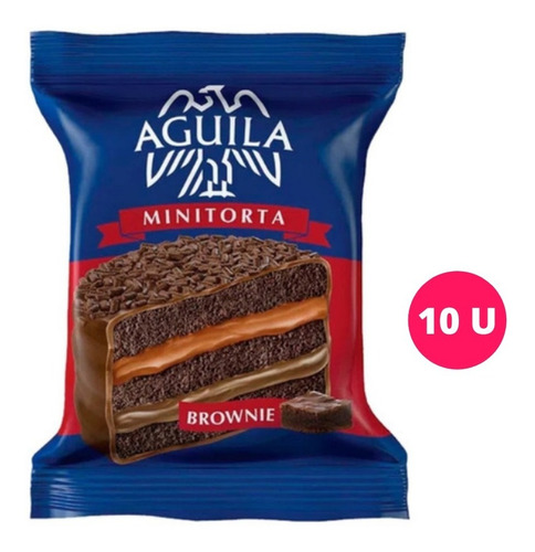 Alfajor Minitorta Aguila Brownie X10 U *golosinas Del Sur*