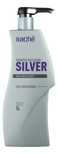  Shampoo Matizador Silver Sachê 1000ml Professional