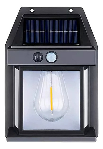Lampara Ampolleta Foco Aplique Solar Con Sensor Movimiento