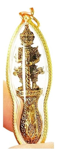 Amuleto Mágico Tailandés Poder Wessuwan Estatua De Dios Giga