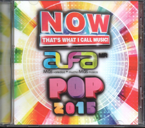 Now That`s What I Call Music! / Alfa Pop 2015 Cd + Dvd