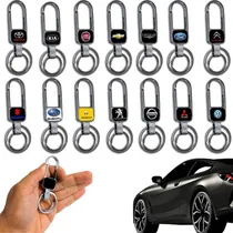 Comprar 100 Chaveiro Metal Mosquetão 2 Argola Gancho Atacado Carro