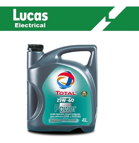 Aceite/lubricante Total Mineral Power 25w60 Nafta/diesel 4l