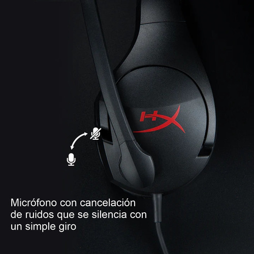 Imagen 6 de 9 de Diadema Gamer Hyperx Cloud Stinger Ps5|4 Pc Xbox 3.5mm Bk/rd