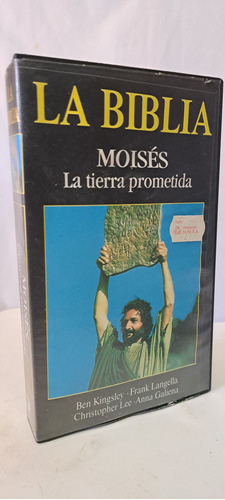 Vhs La Biblia  Moisés La Tierra Prometida (en Español )