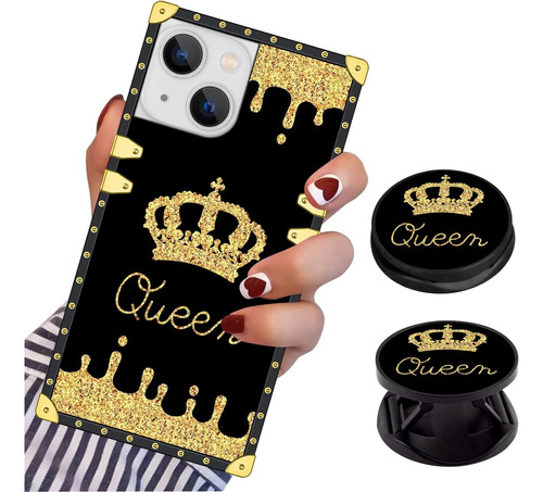 Funda Lsl Cuadrada Para iPhone 14 Plus Kick Queen