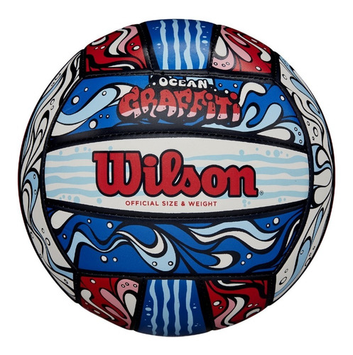 Balón Volleyball Wilson Ocean Graffiti Pelota Tamaño 5 /bamo