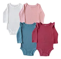 Comprar Carters Paquete Set 4 Pañaleros Manga Larga Niña Bebé