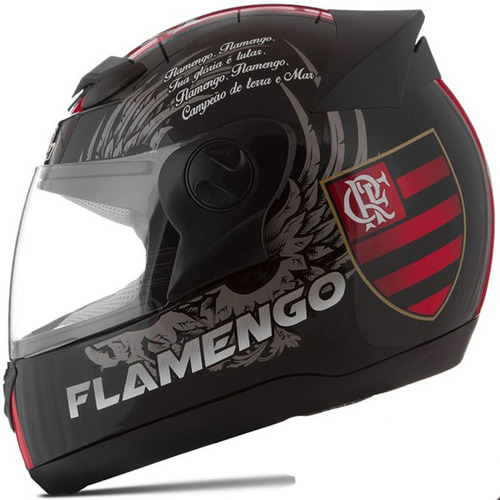 Capacete De Moto Fechado Pro Tork Evolution Flamengo Oficial