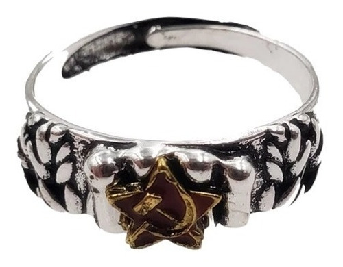 Anillo Militar Héroes Puño De Hierro Unión Soviética Urss