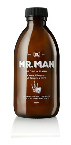 Kit Crema Natural Organica Corporal Mr. Man Hombre 10pzas 