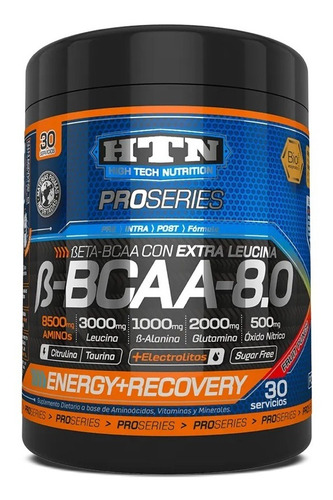 Bcaa 8.0 (+enzime) 30 Serv Lemon Punch- Htn -extra Leucina