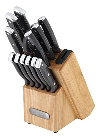 Juego De Bloques De Cuchillos Farberware Edgekeeper Con Trip