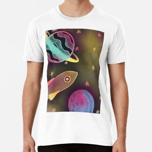 Remera Neon Space - Aerógrafo Algodon Premium