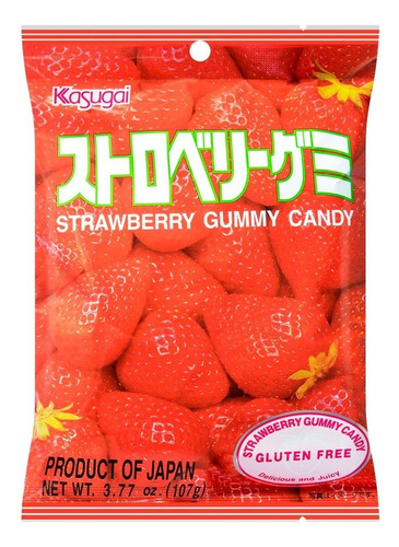 Gummy Strawberry, 107g, Kasugai