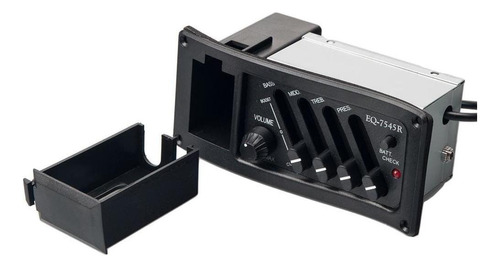 Wpd Eq-7545r 4 Band Eq Piezo Pickup Para Guitarra Acústica