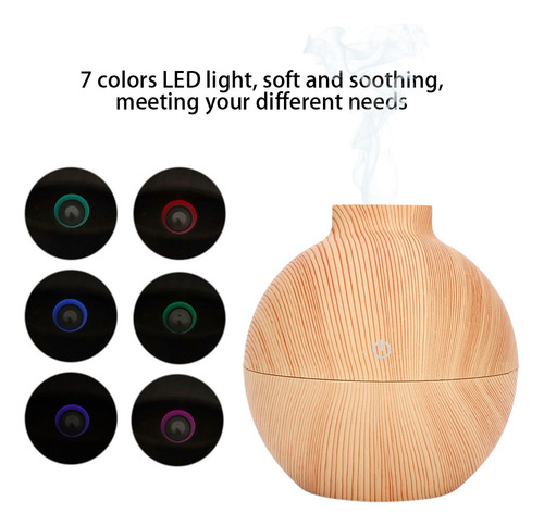 130 Ml De Usb Led Mini Difusor De Aceite Esencial Humidifica