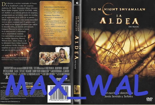 La Aldea Dvd The Village Joaquin Phoenix Sigourney Weaver