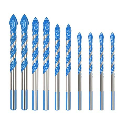 Brocas Para Albañilería Kakoo 10 Pc Brocas De Azulejo De Cer