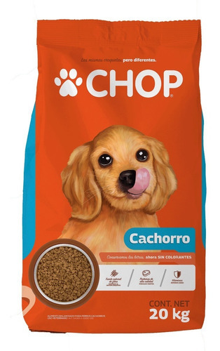 Alimento Chop Croquetas Para Perro Cachorro 20kg