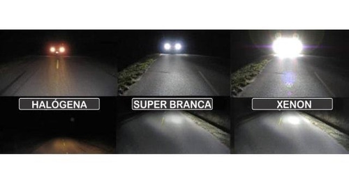 Par De Lâmpadas Versa 11/15 Super Branca Farol Alto/ Baixo