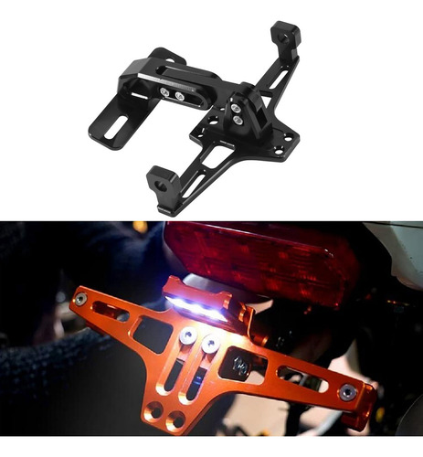 L Soporte Para Matrícula Con Marco Cnc Y Luz Led