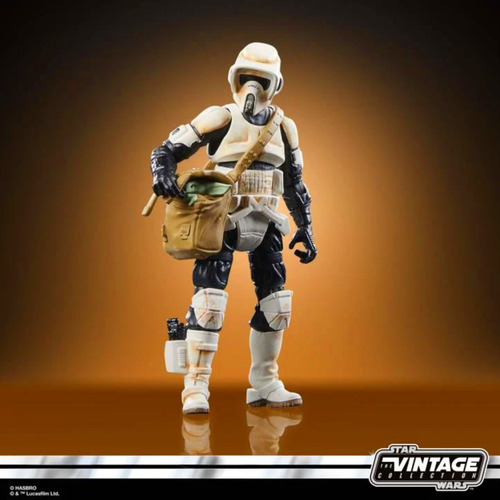 Star Wars Tvc Speeder Bike Con Scout Trooper & Grogu