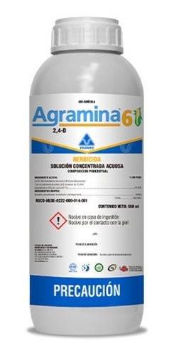 Herbicida Agramina 2,4 D Amina Sal Dimetilamina (950 Ml)