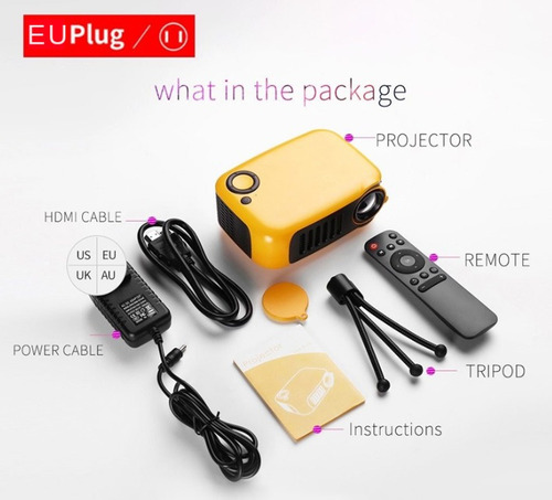 Mini Proyector Portátil Proyector De Vídeo Led Con Wifi