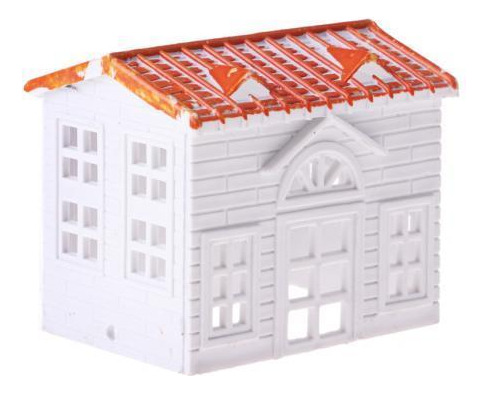 2 X 2xcasa Pequeña Villa Modelo Diy Construcción 2 Piezas