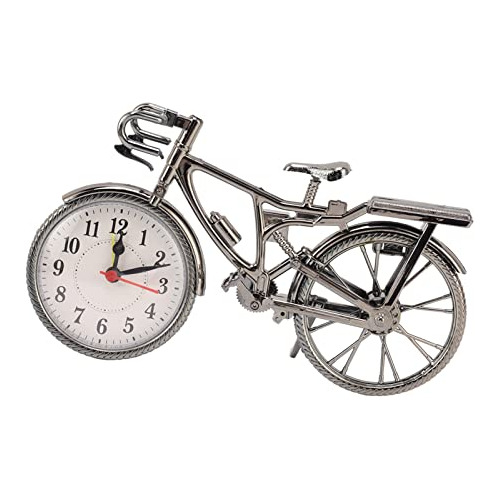 Reloj De Mesa Vintage Con Forma De Bicicleta