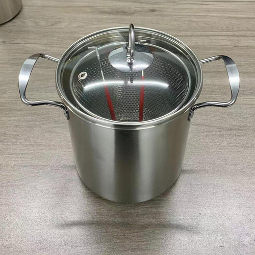 Olla Freidora De Acero Inoxidable, Herramientas De Cocina
