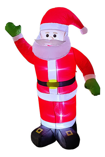 120cm Inflable Santa Claus Clos Decoración Navideña