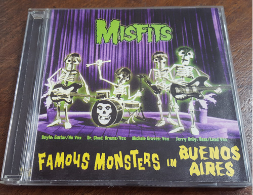 Misfits - Famous Monsters In Buenos Aires 2000 Cd Samhain U2