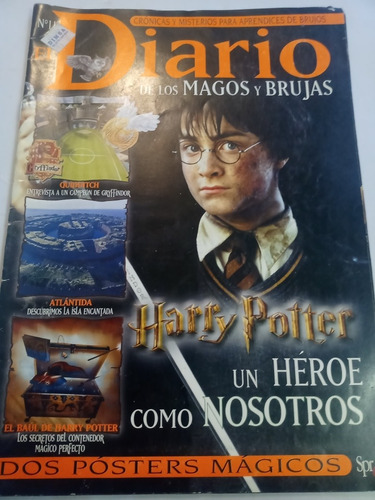 Imagen 1 de 5 de Revista Diario De Los Magos Y Brujas Harry Potter