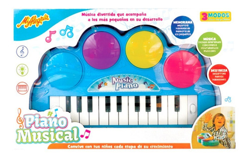 Imagen 1 de 3 de Piano Musical 3 Modos Mi Alegría