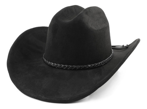 Sombrero De Vaquero De Ala Ancha Para Mujeres Y Hombres