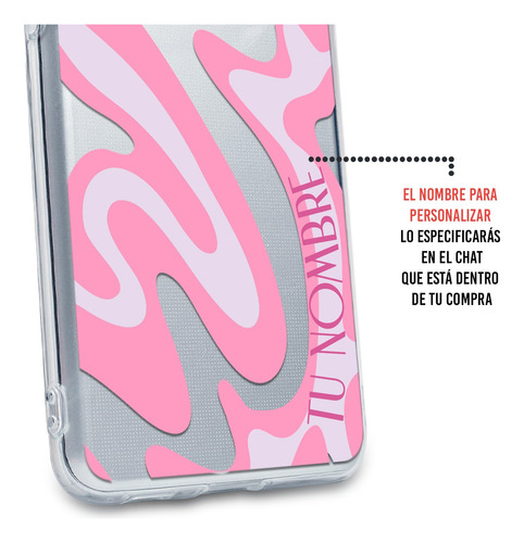 Funda Para Honor Para Mujer Curvas Rosa Con Tu Nombre