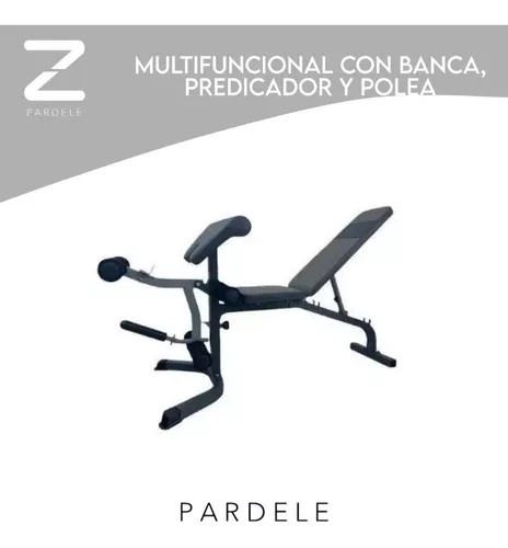 Maquina Gimnasio Multifuncional Corporal Gym Peso Integrado Color de la  estructura Gris oscuro Color del tapizado Negro