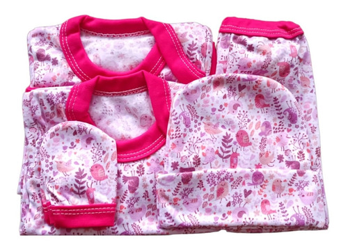 Ajuar Estampado Bebés De 0-3 Meses Algodón - Solcolorbaby