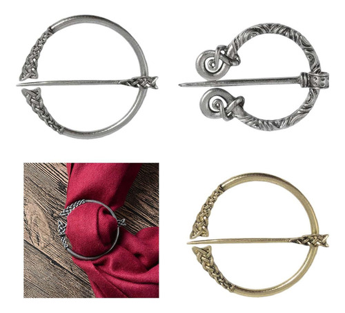 Mz Broche Bufanda Abrigo Chal Alfiler Joyería Medieval