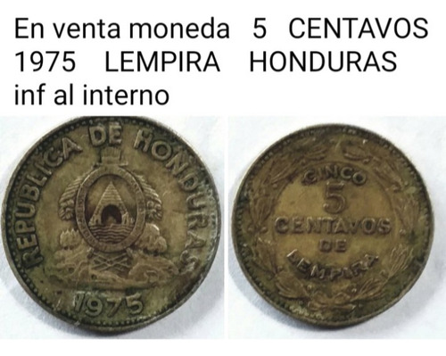 Monedas Hondura